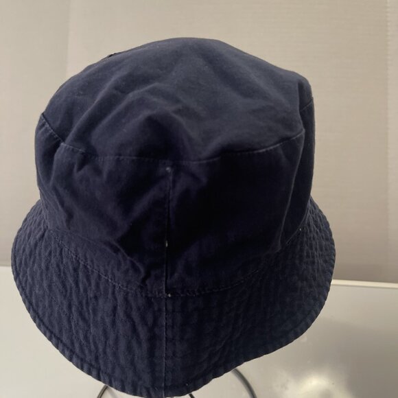 Boys Reversible Shark All Over Print Bucket Hat In Blue White Good Vibes Lookout - Picture 8 of 10